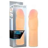 Телесная насадка-удлинитель на пенис PERFORMANCE 1.5INCH COCK XTENDER - 16 см. - Blush Novelties - в Туле купить с доставкой