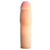 Телесная насадка-удлинитель на пенис PERFORMANCE 1.5INCH COCK XTENDER - 16 см. - Blush Novelties - в Туле купить с доставкой