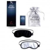 Набор из двух масок на глаза Soft Blindfold Twin Pack - Fifty Shades of Grey - купить с доставкой в Туле