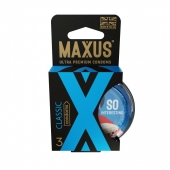 Классические презервативы в пластиковом кейсе MAXUS Classic - 3 шт. - Maxus - купить с доставкой в Туле