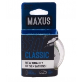Классические презервативы в пластиковом кейсе MAXUS Classic - 3 шт. - Maxus - купить с доставкой в Туле