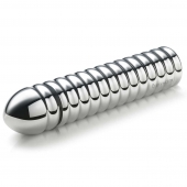 Рельефный фаллос для интенсивного электросекса Groovey George - 20 см. - MyStim - купить с доставкой в Туле