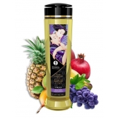 Массажное масло Libido Exotic Fruits с ароматом экзотических фруктов - 240 мл. - Shunga - купить с доставкой в Туле