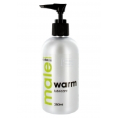 Лубрикант с согревающим эффектом MALE Cobeco Warm Lubricant - 250 мл. - Cobeco - купить с доставкой в Туле