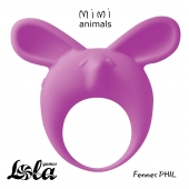 Фиолетовое эрекционное кольцо Fennec Phil - Lola Games - в Туле купить с доставкой