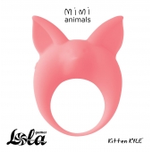 Оранжевое эрекционное кольцо Kitten Kyle - Lola Games - в Туле купить с доставкой