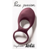 Бордовое эрекционное виброкольцо Daydream - Lola Games - в Туле купить с доставкой