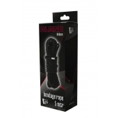 Черная веревка для шибари DELUXE BONDAGE ROPE - 5 м. - Dream Toys - купить с доставкой в Туле