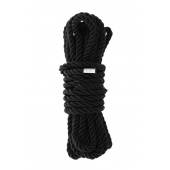 Черная веревка для шибари DELUXE BONDAGE ROPE - 5 м. - Dream Toys - купить с доставкой в Туле