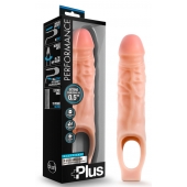 Телесный реалистичный фаллоудлинитель 9 Inch Silicone Cock Sheath Penis Extender - 22,86 см. - Blush Novelties - в Туле купить с доставкой