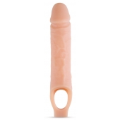 Телесный реалистичный фаллоудлинитель 10 Inch Silicone Cock Sheath Penis Extender - 25,4 см. - Blush Novelties - в Туле купить с доставкой