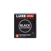 Черные презервативы LUXE Royal Black Collection - 3 шт. - Luxe - купить с доставкой в Туле