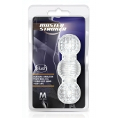 Прозрачный фигурный мастурбатор Master Stroker - Blush Novelties - в Туле купить с доставкой