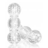 Прозрачный фигурный мастурбатор Master Stroker - Blush Novelties - в Туле купить с доставкой