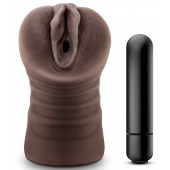 Коричневый мастурбатор-вагина Hot Chocolate Brianna - Blush Novelties - в Туле купить с доставкой