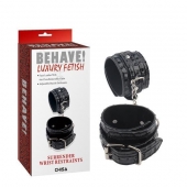 Черные наручники Surrender Wrist Restraints - Chisa - купить с доставкой в Туле