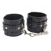 Черные наручники Surrender Wrist Restraints - Chisa - купить с доставкой в Туле