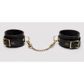 Черные оковы на ноги Bound to You Faux Leather Ankle Cuffs - Fifty Shades of Grey - купить с доставкой в Туле