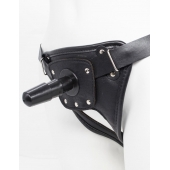 Черный пояс для насадок CLASS STRAP Restyling - LOVETOY (А-Полимер) - купить с доставкой в Туле
