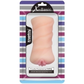 Телесный мастурбатор-вагина X-Basic Pocket Pussy без вибрации - Lovetoy - в Туле купить с доставкой