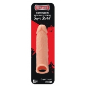 Телесная насадка EXTENDER WITH BALL STRAP 6.5 - 17 см. - Dream Toys - в Туле купить с доставкой