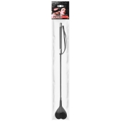 Черный стек с наконечником-сердечком - 54 см. - Notabu - купить с доставкой в Туле