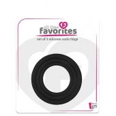 Набор из 3 эрекционных колец SILICONE COCKRINGS - Dream Toys - в Туле купить с доставкой