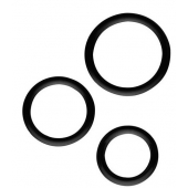 Набор из 3 эрекционных колец SILICONE COCKRINGS - Dream Toys - в Туле купить с доставкой