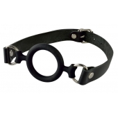 Черный кляп-рамка на регулируемых ремешках - Sitabella - купить с доставкой в Туле