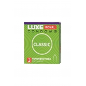 Гладкие презервативы LUXE Royal Classic - 3 шт. - Luxe - купить с доставкой в Туле