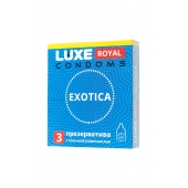 Текстурированные презервативы LUXE Royal Exotica - 3 шт. - Luxe - купить с доставкой в Туле
