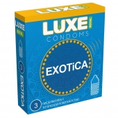 Текстурированные презервативы LUXE Royal Exotica - 3 шт. - Luxe - купить с доставкой в Туле