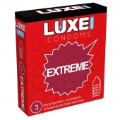 Текстурированные презервативы LUXE Royal Extreme - 3 шт. - Luxe - купить с доставкой в Туле