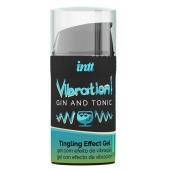 Жидкий интимный гель с эффектом вибрации Vibration! Gin   Tonic - 15 мл. - INTT - купить с доставкой в Туле