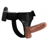 Страпон на трусиках с вибрацией Ultra Passionate Harness - 16 см. - Baile - купить с доставкой в Туле