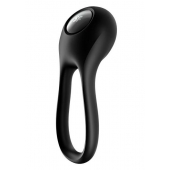 Черное эрекционное виброкольцо Majestic Duo - Satisfyer - в Туле купить с доставкой