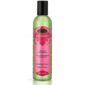 Массажное масло Naturals Strawberry Dreams с ароматом клубники - 236 мл. - Kama Sutra - купить с доставкой в Туле