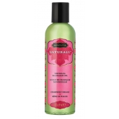 Массажное масло Naturals Strawberry Dreams с ароматом клубники - 59 мл. - Kama Sutra - купить с доставкой в Туле