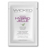 Гель-лубрикант на водно-силиконовой основе Simply Hybrid Jelle - 3 мл. - Wicked - купить с доставкой в Туле