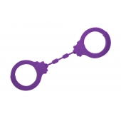 Фиолетовые силиконовые поножи Limitation - Lola Games - купить с доставкой в Туле