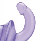 Фиолетовый безремневой страпон Strapless Strap-On - Lux Fetish - купить с доставкой в Туле