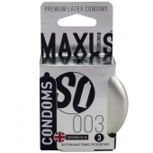 Экстремально тонкие презервативы в железном кейсе MAXUS Extreme Thin - 3 шт. - Maxus - купить с доставкой в Туле