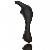 Черное эрекционное кольцо с двумя моторами Zeus Dual Vibe Cock Ring - FeelzToys - в Туле купить с доставкой