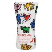 Мастурбатор-туба Keith Haring Soft Tube CUP - Tenga - в Туле купить с доставкой
