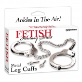 Металлические наручники Metal Leg Cuffs - Pipedream - купить с доставкой в Туле