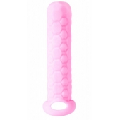 Розовый фаллоудлинитель Homme Long - 13,5 см. - Lola Games - в Туле купить с доставкой