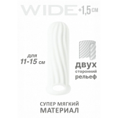 Белый фаллоудлинитель Homme Wide - 13 см. - Lola Games - в Туле купить с доставкой