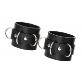 Черные наручники Anonymo на сцепке - ToyFa - купить с доставкой в Туле