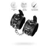 Черные оковы Anonymo из искусственной кожи - ToyFa - купить с доставкой в Туле