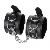 Черные оковы Anonymo из искусственной кожи - ToyFa - купить с доставкой в Туле